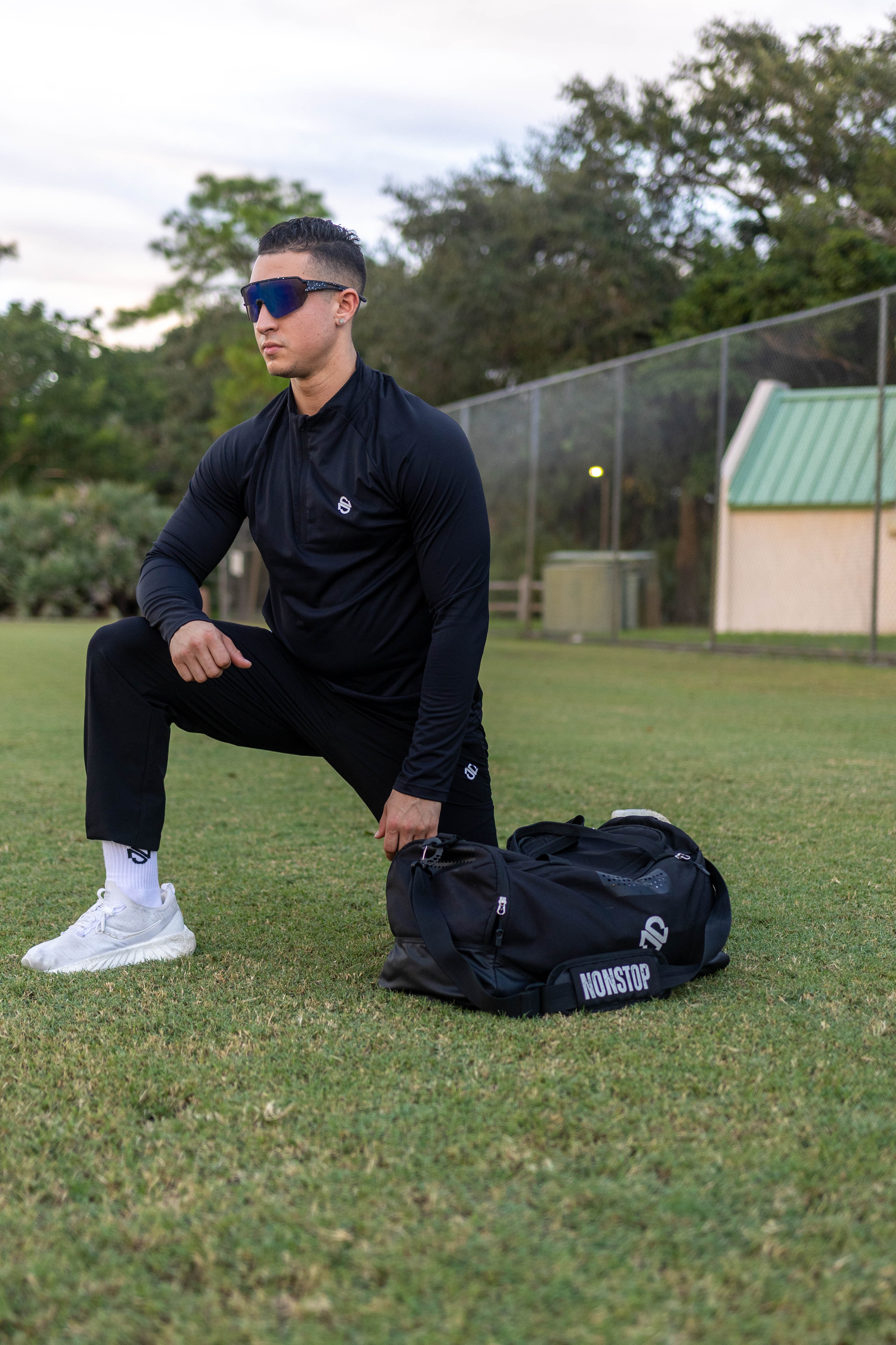 Black Quarter Zip