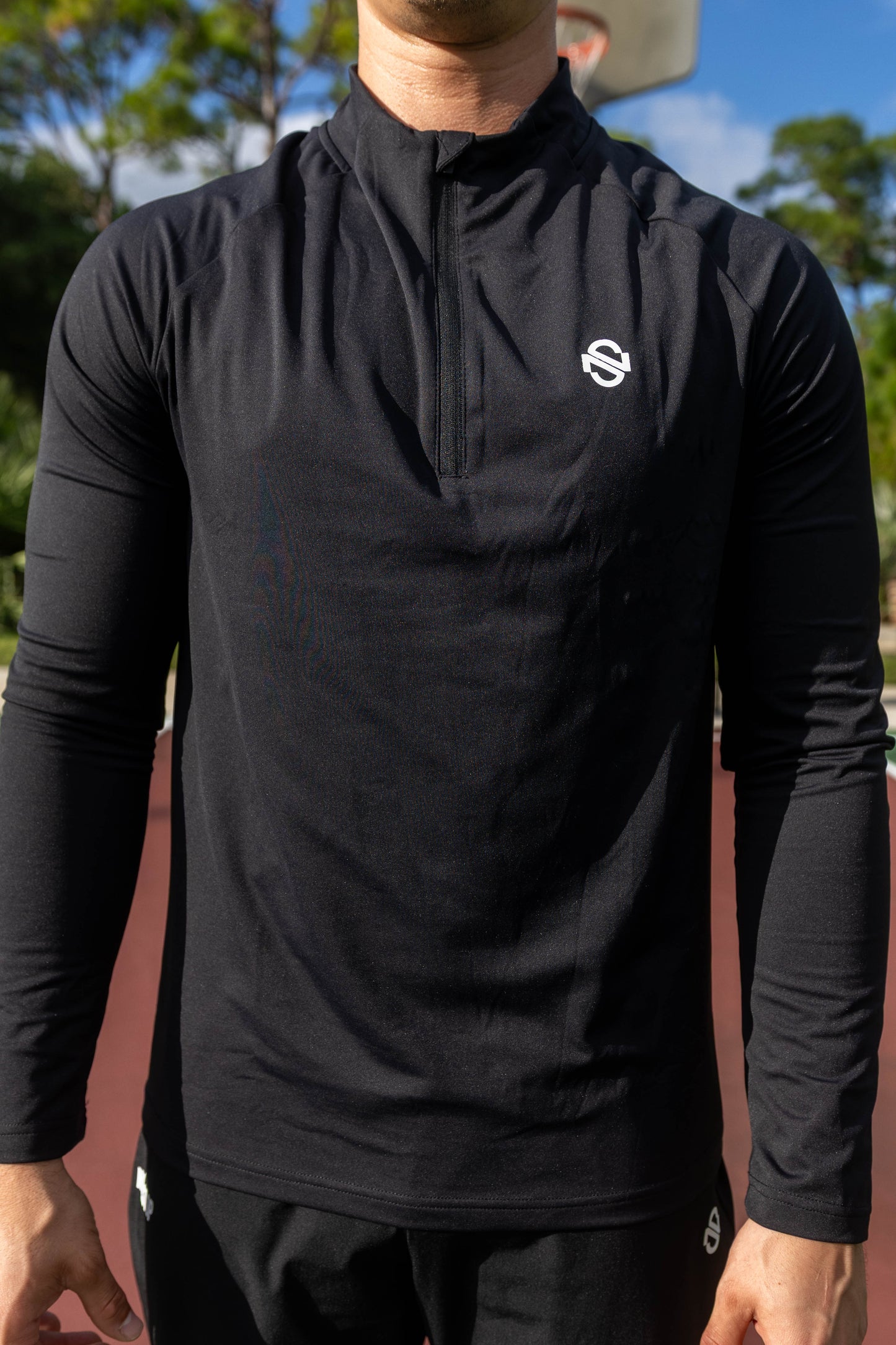 Black Quarter Zip