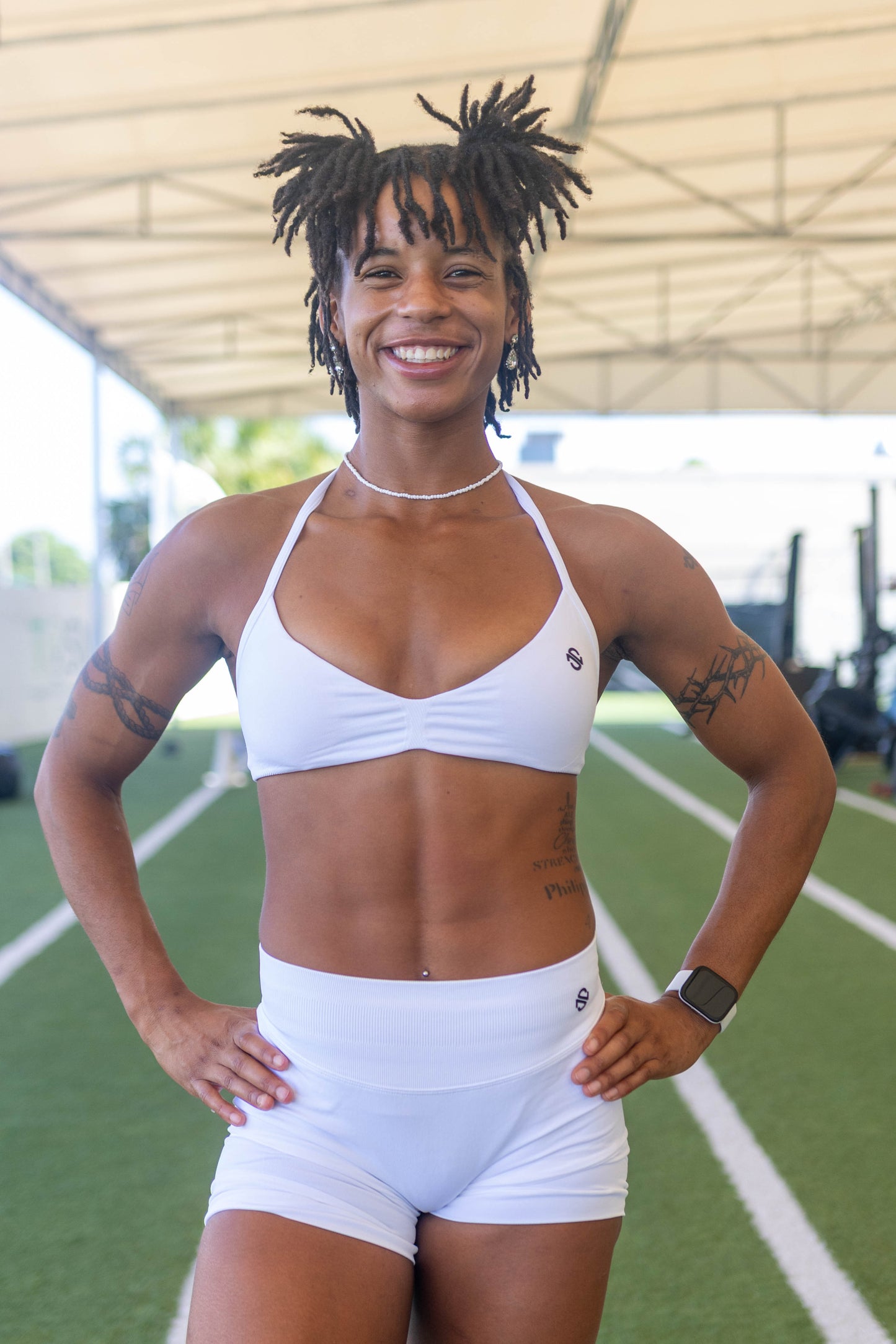 Pure Drive Sports Bra – White