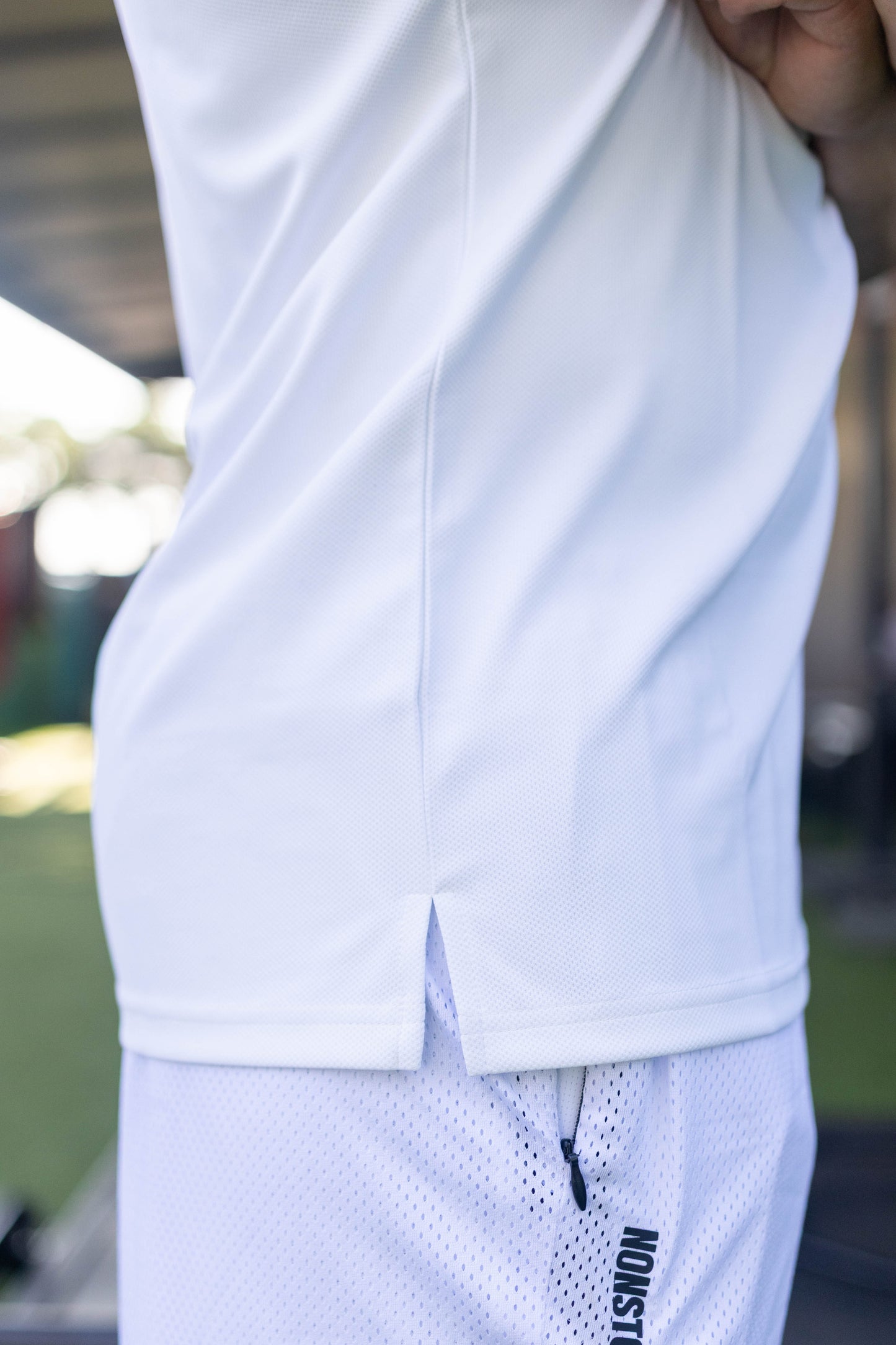 White muscle tank