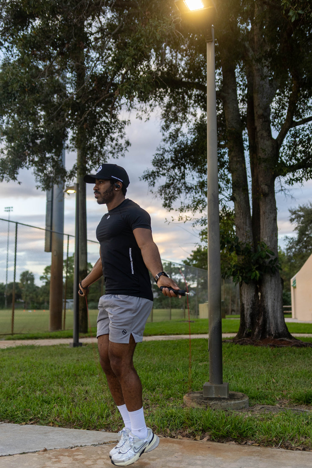 Athletic Tee- Black