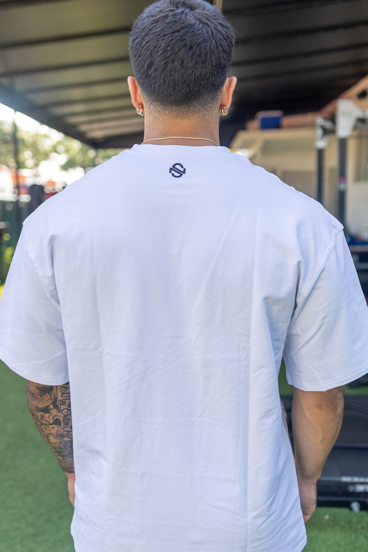 White Oversized tee