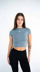 Baby tee - BlueGrey