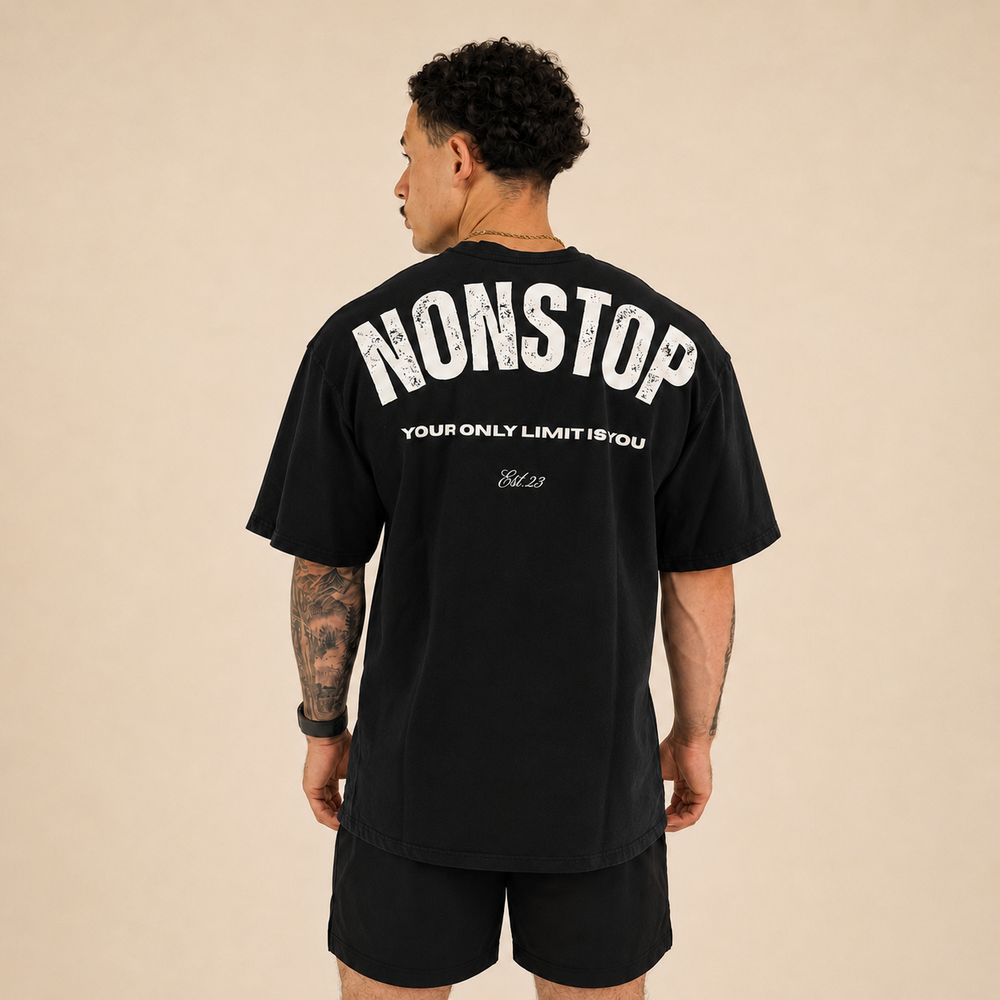 Unlimited Oversize Tee - Black