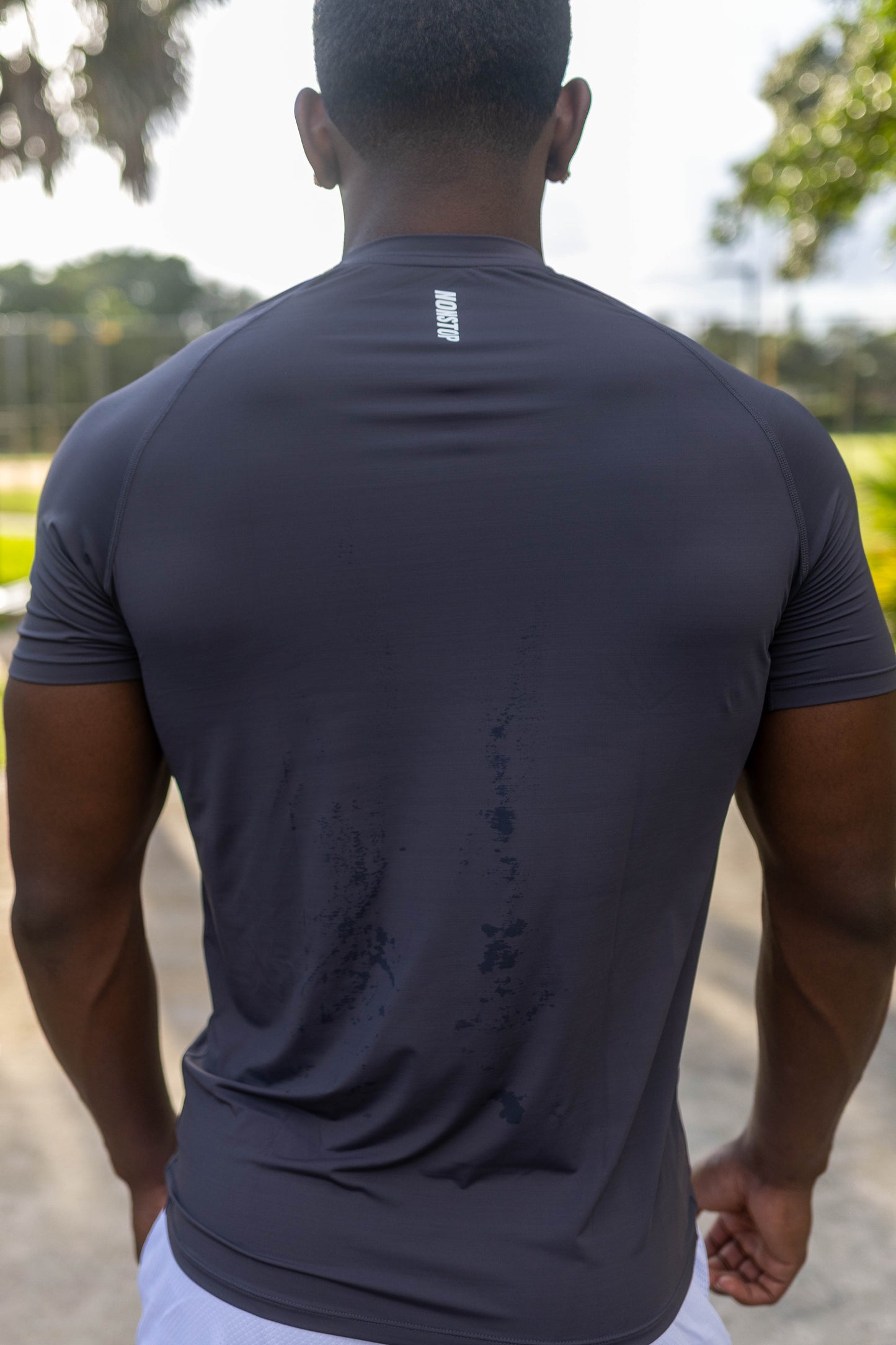 Compression Tee - Charcoal Grey