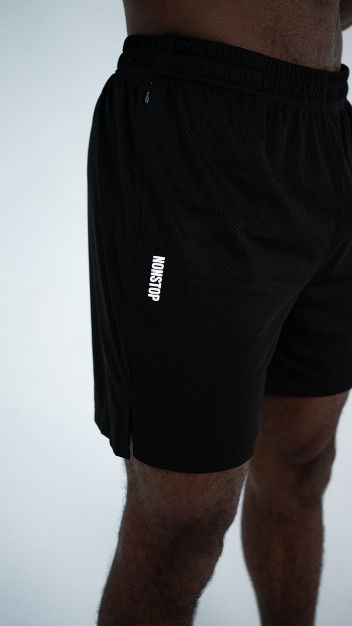 Nonstop Mesh Shorts - Black