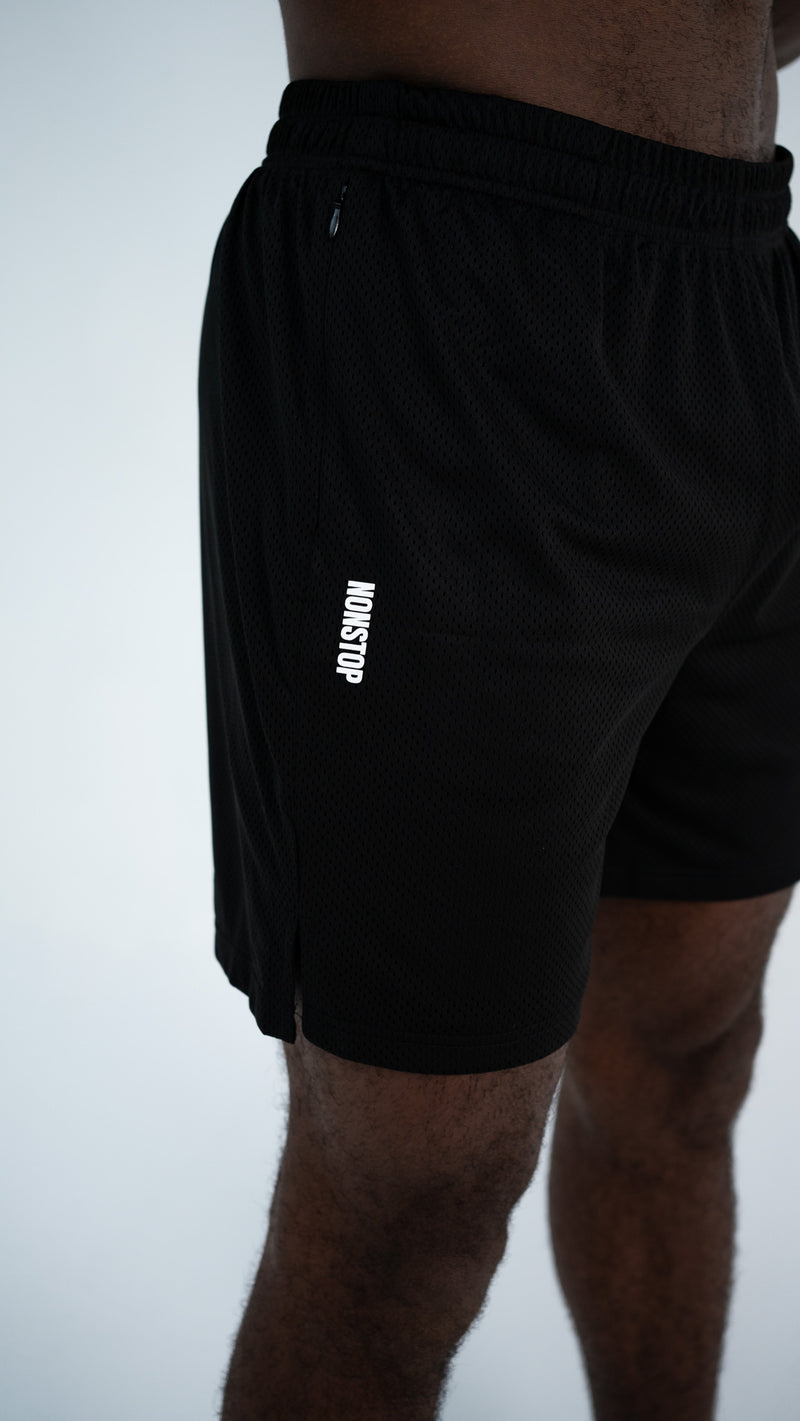 Nonstop Mesh Shorts - Black
