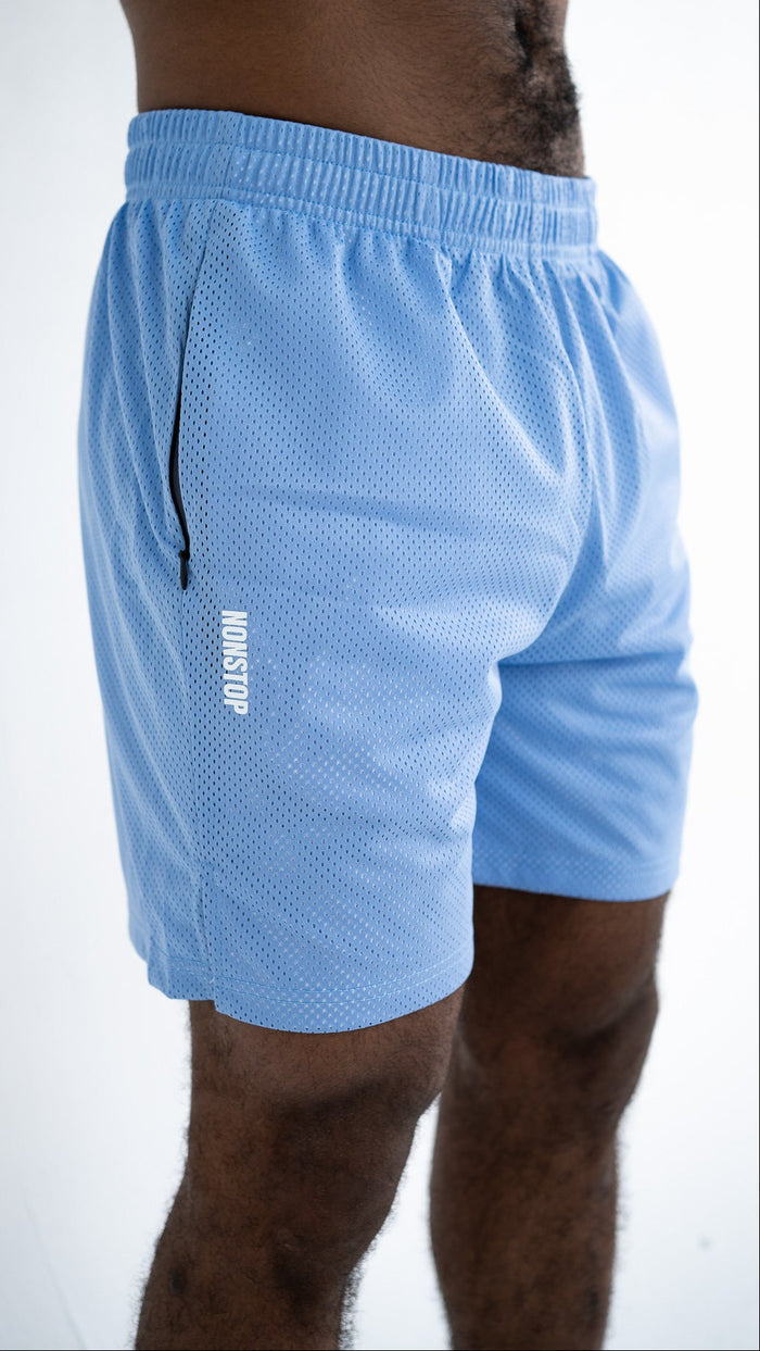 Nonstop Mesh Shorts - Sky Blue
