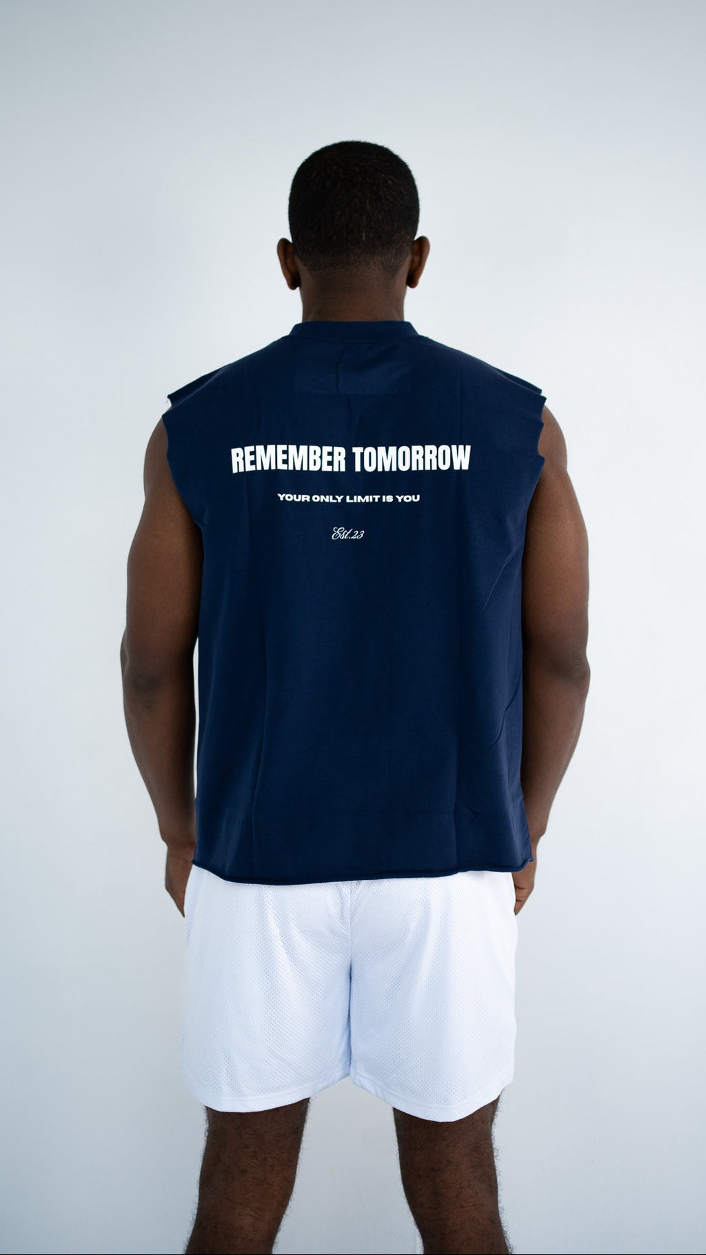 Nonstop Cutoff Tank - Navy
