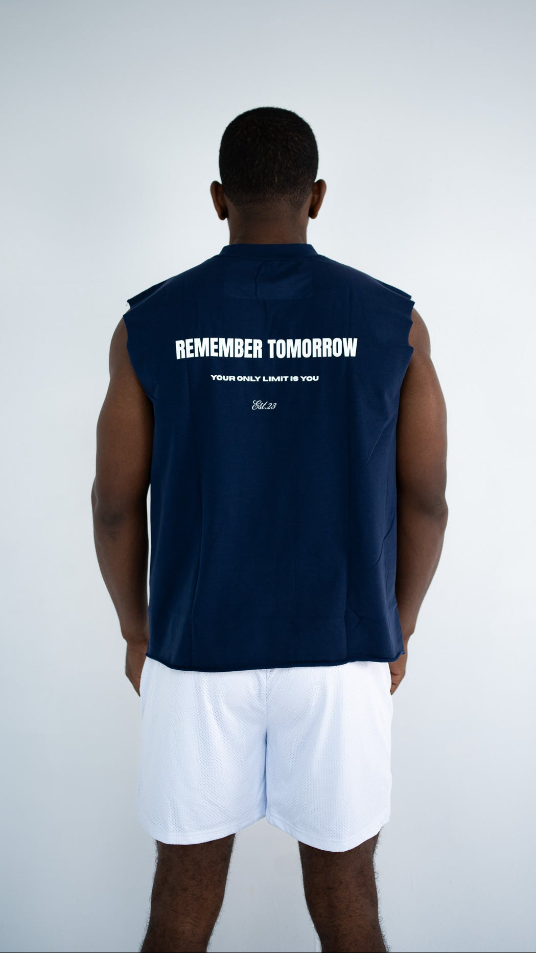 Nonstop Cutoff Tank - Navy