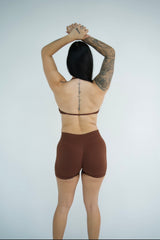 Pure Drive Sports Bra - Brown