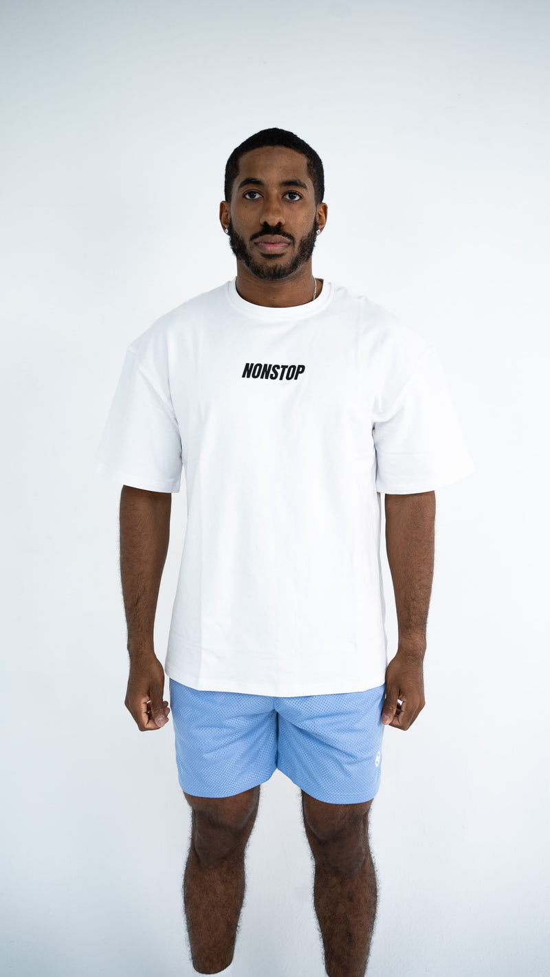 White Oversized tee