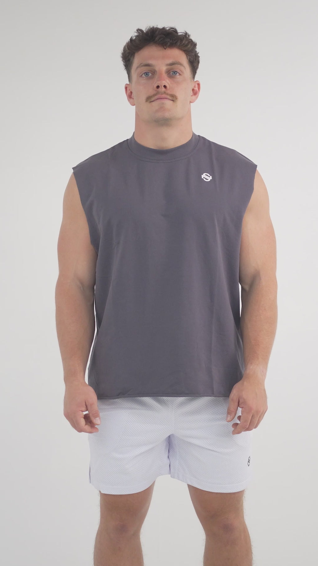 Nonstop Cutoff Tank - Gray