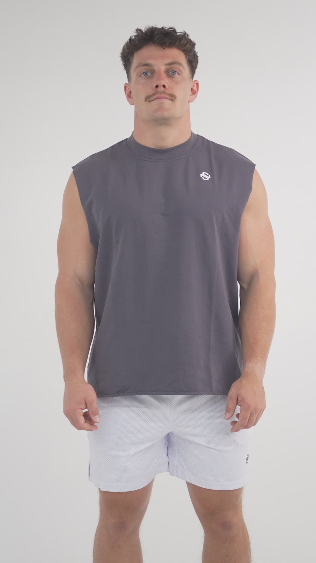 Nonstop Cutoff Tank - Gray