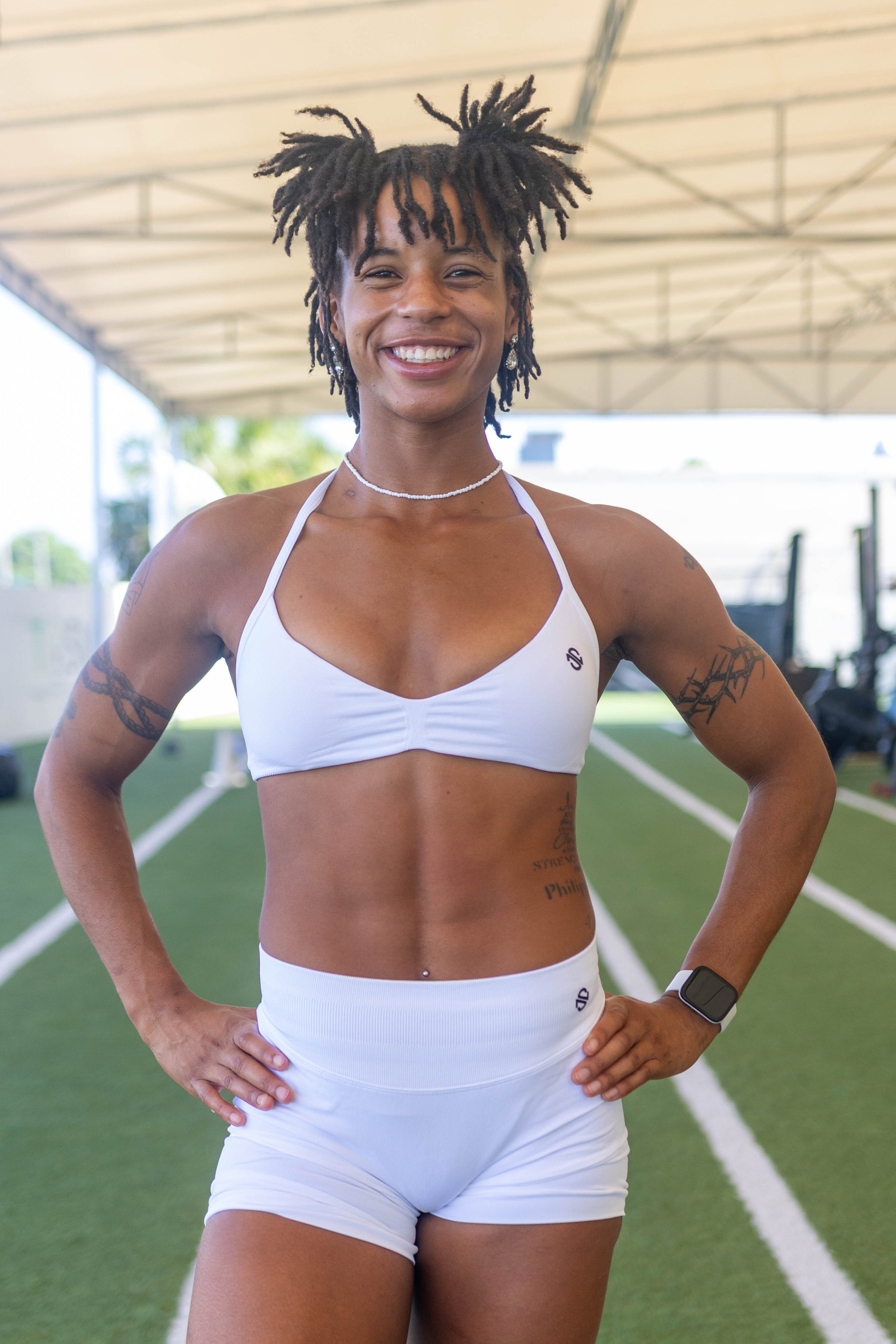 Pure Drive Sports Bra – White