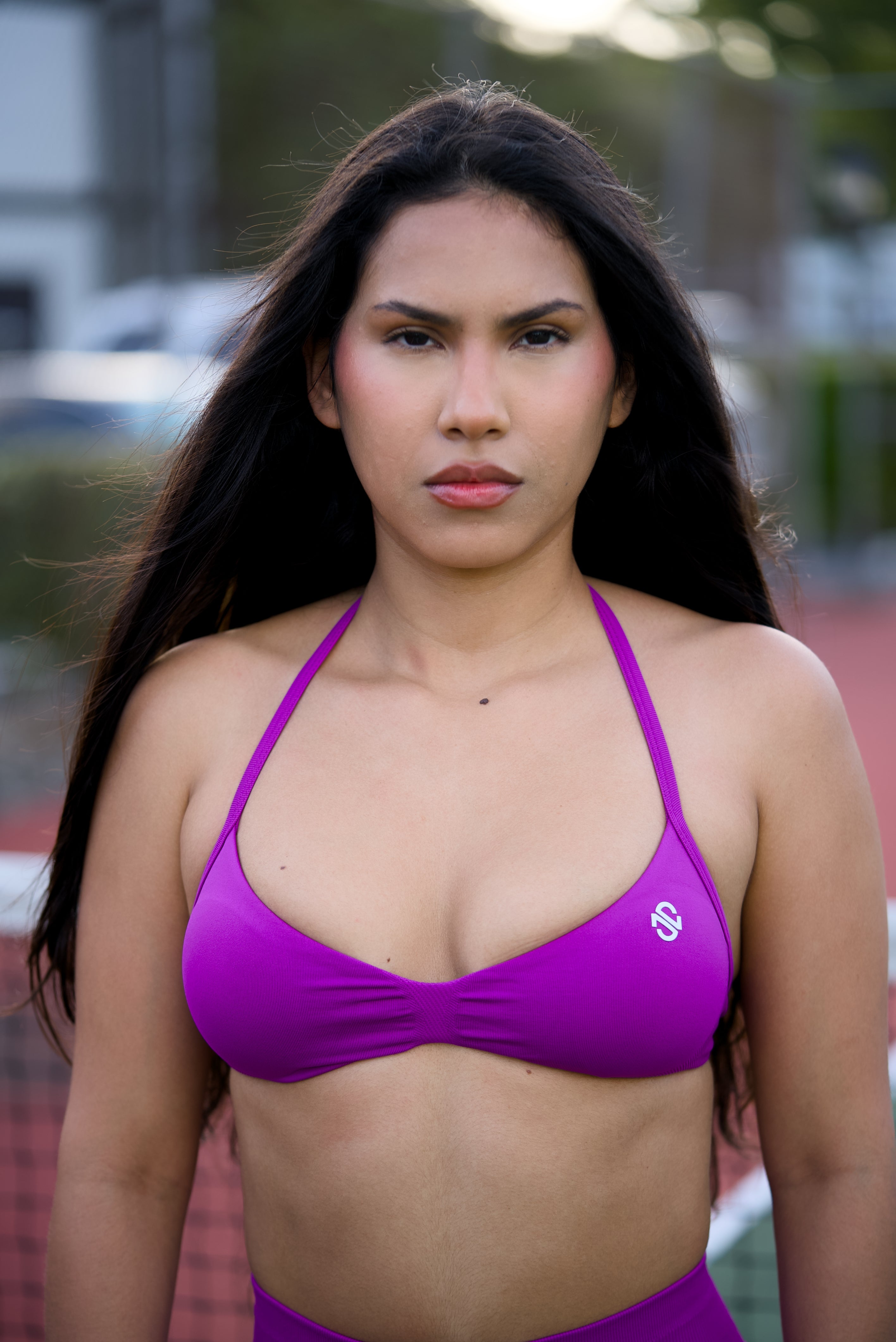Pure Drive Sports Bra - Acai Berry